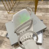 Tacones gruesos sin cordones con degradado de color y diamantes de imitación versátiles para mujer para verano